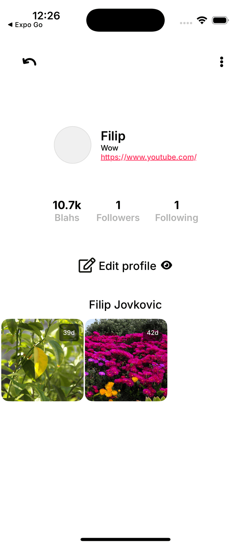 BlahBlah Social Network screenshot 3